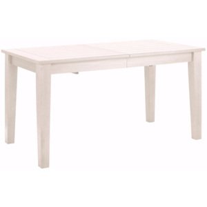 Biely drevený rozkladací jedálenský stôl Støraa Amarillo, 180 × 76 cm