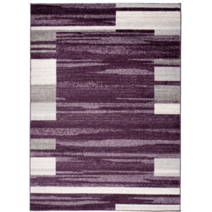 Kusový koberec Pruhy tmavo fialový, Velikosti 80x150cm