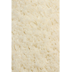 Kusový koberec Shaggy vlas 30mm Fiono krémový, Velikosti 70x140cm