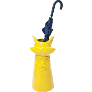 Žltý stojan na dáždniky Kare Design Mr Gat Gelb