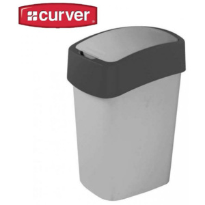 Odpadkový koš FLIPBIN 10l - šedý CURVER