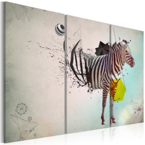 Obraz - zebra - abstract 120x80