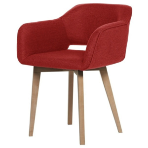 Červená jedálenská stolička My Pop Design Oldenburg