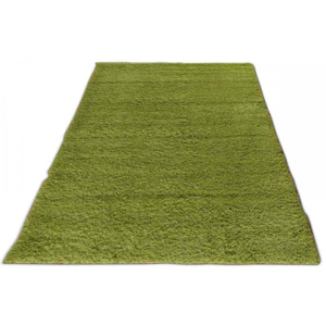 Kusový koberec Shaggy vlas 50 mm zelený, Velikosti 40x60cm