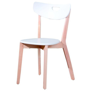 Jedálenská stolička Peppi biela Halmar
