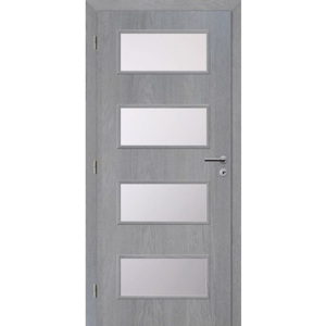Interiérové dvere Solodoor Zenit XXVIII presklené, 80 Ľ, fólia earl grey