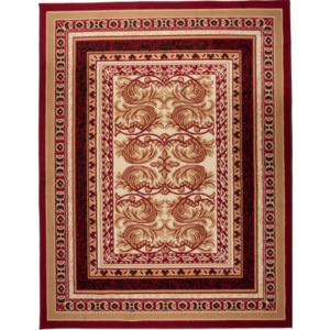 Kusový koberec PP Aslan červený, Velikosti 70x200cm
