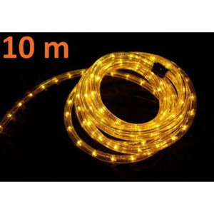 Svetelný kábel 10 m - žltá, 360 minižiaroviek