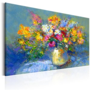 Ručne maľovaný obraz - Autumn Bouquet 90x60