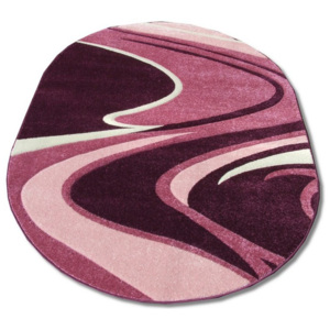 Kusový koberec fialovo ružový ovál, Velikosti 190x270cm