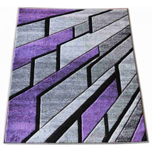 Kusový koberec Kipp sivofialový, Velikosti 80x150cm