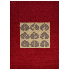 Kusový koberec Troli červený, Velikosti 80x150cm