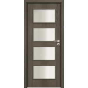 Interiérové dvere Colorado 5 presklené, 80 P, antracit