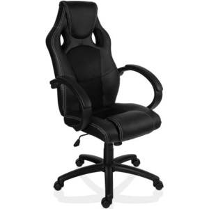 Otočná kancelárska stolička ČIERNA GS Series