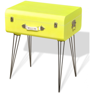 Nočný stolík, 49.5x36x60 cm, žltý
