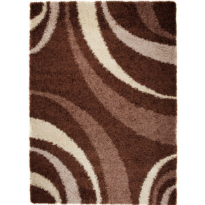 Kusový koberec Shaggy Ilaria hnedý, Velikosti 80x150cm