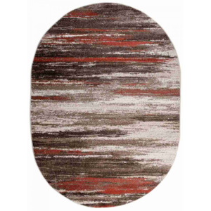 Kusový koberec Gobi hnedý ovál, Velikosti 140x190cm