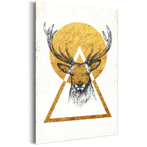 Kovový plagát - My Home: Golden Deer [Allplate] 31x46