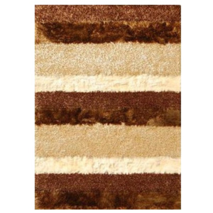 Kusový koberec Shaggy Strisce béžový, Velikosti 140x200cm