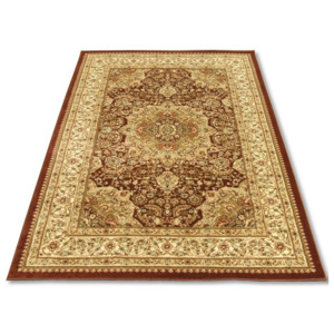 Kusový koberec klasický vzor 4 hnedý, Velikosti 150x300cm
