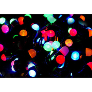 Vianočné LED osvetlenie 20 m - farebné, 200 MAXI LED diód
