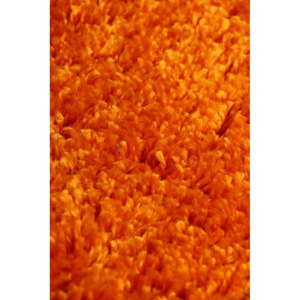 Kusový koberec Shaggy vlas 30mm Fiono oranžový, Velikosti 70x140cm