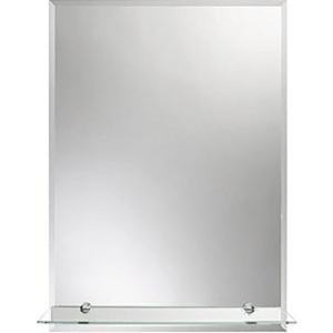 Zrkadlo MILANO 70x50 cm s poličkou