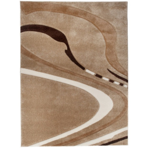 Kusový koberec Moderné tvary 2 béžový, Velikosti 80x150cm
