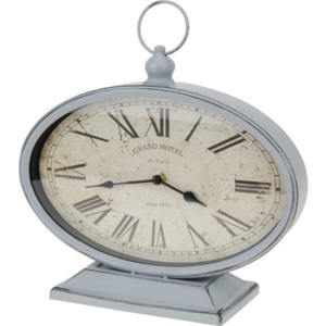 Stolové hodiny kovové Vintage výška 29 cm