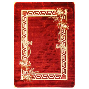 Kusový koberec Bessi červený, Velikosti 60x110cm