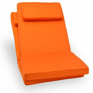 Sada 2 kusov polstrovania na stoličku Garth - oranžová