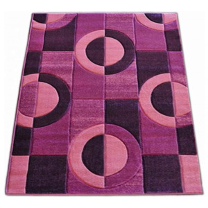 Kusový koberec Cindy fialový, Velikosti 200x290cm