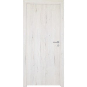 Interiérové dvere Single 1 plné, 60 P, dub snežný
