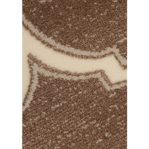 Kusový koberec Mirabelo hnedý ovál, Velikosti 120x170cm