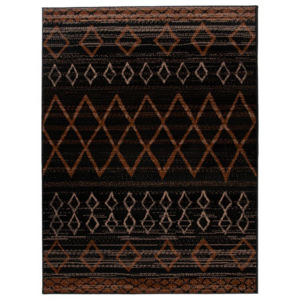 Kusový koberec PP Phil čierny, Velikosti 80x150cm