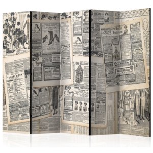 Paraván - Vintage Newspapers II [Room Dividers] 225x172