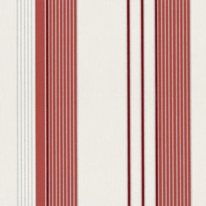 Vliesové tapety, pruhy červené, Tribute 1320460, P+S International, rozmer 10,05 m x 0,53 m