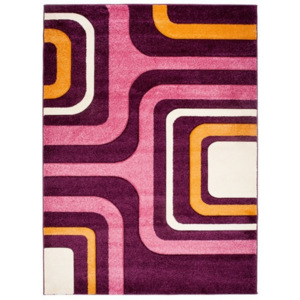 Kusový koberec Spoje fialový, Velikosti 80x150cm