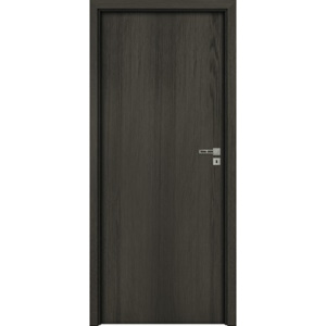 Interiérové dvere Single 1 plné, 60 P, antracit