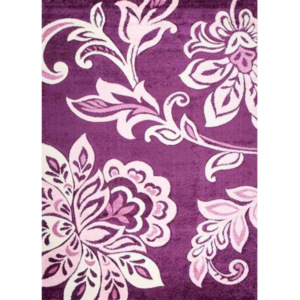 Kusový koberec Flowery fialový, Velikosti 120x170cm