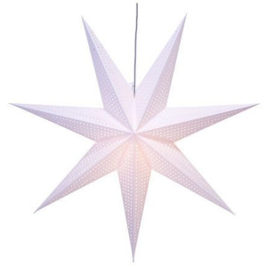 Závesná svietiaca hviezda Huss White 100 cm