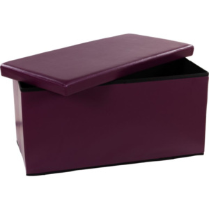 Skladacia lavica s úložným priestorom – fialová