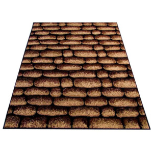 Kusový koberec PP Miros hnedý, Velikosti 200x300cm