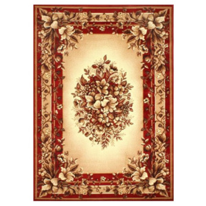 Kusový koberec PP Burak červený, Velikosti 50x70cm