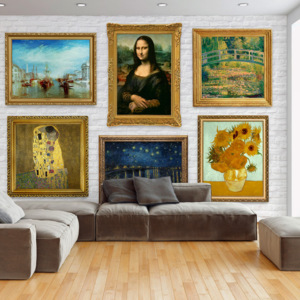 Fototapeta - Wall of treasures 100x70 cm