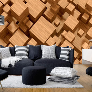 Fototapeta - Wooden Maze 150x105 cm