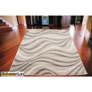 Kusový koberec Vlnobitie béžový, Velikosti 133x190cm