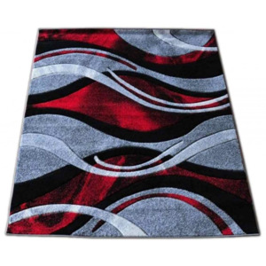 *Kusový koberec Nutri sivočervený, Velikosti 280x370cm