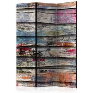 Paraván - Colourful Wood [Room Dividers] 135x172