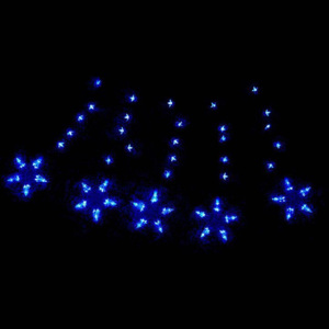 Vianočné osvetlenie 100 LED hviezdy
